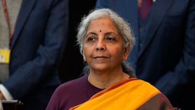 Interim Budget 2024: Union Finance Minister Nirmala Sitharaman a day before presentation of the Interim Budget 2024, at her North Block office in New Delhi. (PTI) Interim Budget 2024: Union Finance Minister Nirmala Sitharaman a day before presentation of the Interim Budget 2024, at her North Block office in New Delhi. (PTI)