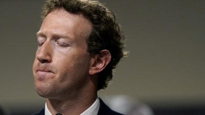 Mark Zuckerberg, chief executive officer of Meta Platforms Inc., during a Senate Judiciary Committee hearing in Washington, DC, US, on Wednesday, Jan. 31, 2024. Congress has increasingly scrutinized social media platforms as growing evidence suggests that excessive use and the proliferation of harmful content may be damaging young people's mental health. Photographer: Kent Nishimura/Bloomberg (Bloomberg)