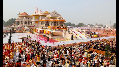 The Ayodhya experience was overwhelming, the sheer scale and orchestration was magical, writes Lt Gen KJ Singh (retd). (Amit Shah X) The Ayodhya experience was overwhelming, the sheer scale and orchestration was magical, writes Lt Gen KJ Singh (retd). (Amit Shah X)