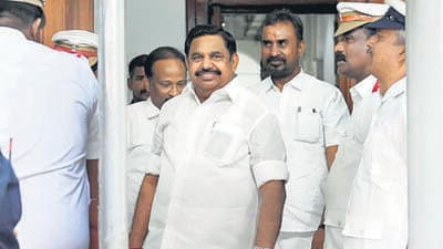 The split has also made it a three-cornered contest in Tamil Nadu as the DMK and its main ally Congress and others in the Secular Progressive Alliance are part of the INDIA bloc (HT) The split has also made it a three-cornered contest in Tamil Nadu as the DMK and its main ally Congress and others in the Secular Progressive Alliance are part of the INDIA bloc (HT)
