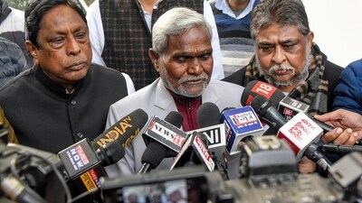 Jharkhand Transport Minister Champai Soren speaking to the media. (ANI) Jharkhand Transport Minister Champai Soren speaking to the media. (ANI)
