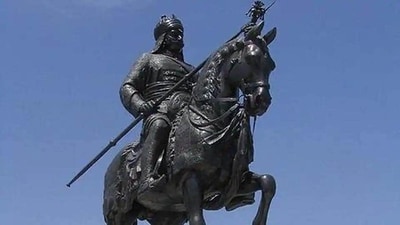 A statue of Maharana Pratap is seen in this image. (HT File Photo) A statue of Maharana Pratap is seen in this image. (HT File Photo)