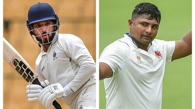 Rajat Patidar and Sarfaraz Khan Rajat Patidar and Sarfaraz Khan