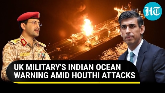 Houthis Fire Another Missile In Red Sea; UK Military Warns Amid Indian Navy OPs