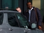 Chancellor of the Exchequer Kwasi Kwarteng leaves Heathrow Airport in London, Britain, October 14, 2022. REUTERS/Peter Nicholls