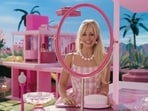 Margot Robbie in a still from Barbie.