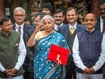 Union Minister of Finance Nirmala Sitharaman in Parliament at North Block in New Delhi on February 1, 2024. Union Minister of Finance Nirmala Sitharaman in Parliament at North Block in New Delhi on February 1, 2024.