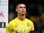 Al Nassr's Cristiano Ronaldo before the match