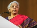 Union finance minister Nirmala Sitharaman. (Bloomberg)