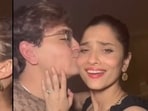 Navid Sole and Ankita Lokhande in party video.