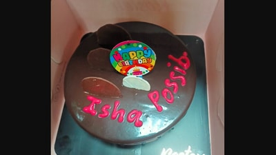 An X user shared this image of a cake with an unusual request for Zomato. (X/@GauravP1005) An X user shared this image of a cake with an unusual request for Zomato. (X/@GauravP1005)