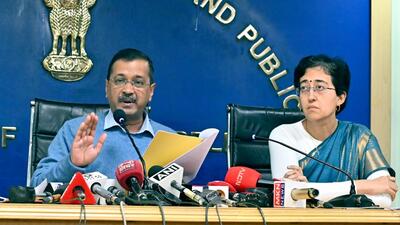 Delhi finance minister Atishi (right) said that that the Capital has yet again been denied its rightful due and that its allocation has stayed the same as last fiscal at ₹1,168 crore. (ANI Photo) Delhi finance minister Atishi (right) said that that the Capital has yet again been denied its rightful due and that its allocation has stayed the same as last fiscal at ₹1,168 crore. (ANI Photo)