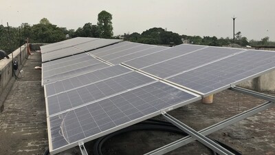 FM Nirmala Sitharaman announces solar panel scheme during Budget 2024, (Representational image) FM Nirmala Sitharaman announces solar panel scheme during Budget 2024, (Representational image)