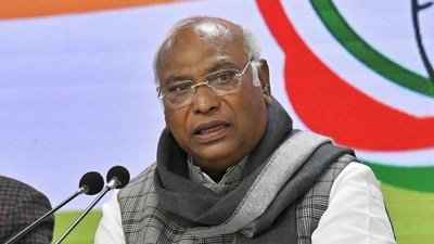 Congress President Mallikarjun Kharge. (File) Congress President Mallikarjun Kharge. (File)
