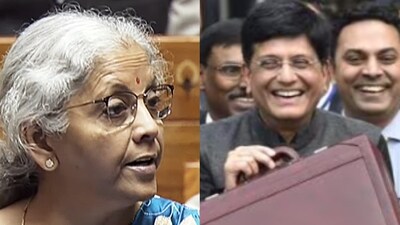 Finance minister Nirmala Sitharaman and Piyush Goyal Finance minister Nirmala Sitharaman and Piyush Goyal