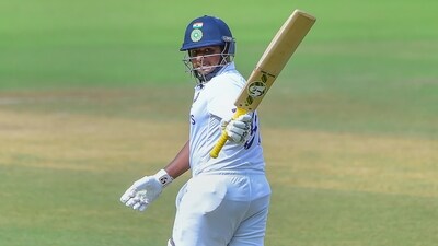 Sarfaraz Khan during a match for India A (PTI) Sarfaraz Khan during a match for India A (PTI)