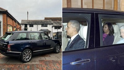 Queen Elizabeth's Range Rover which once served as a ride for Barack and Michelle Obama. (Instagram/@bramleymotorcars) Queen Elizabeth's Range Rover which once served as a ride for Barack and Michelle Obama. (Instagram/@bramleymotorcars)