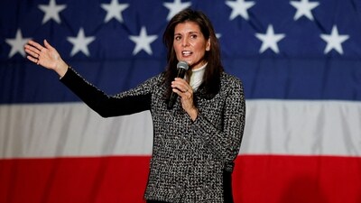 FILE PHOTO: Republican presidential candidate and former U.S. Ambassador to the United Nations Nikki Haley speaks during a campaign event, ahead of the South Carolina Republican presidential primary election, in Conway, South Carolina, U.S., January 28, 2024.  REUTERS/Randall Hill/File Photo (REUTERS)