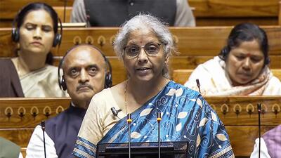 Union finance minister Nirmala Sitharaman presents the interim budget on Thursday. (ANI) Union finance minister Nirmala Sitharaman presents the interim budget on Thursday. (ANI)