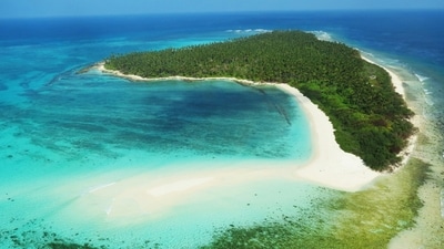 Lakshadweep is known for its striking beaches with crystal-clear waters. (Unsplash) Lakshadweep is known for its striking beaches with crystal-clear waters. (Unsplash)