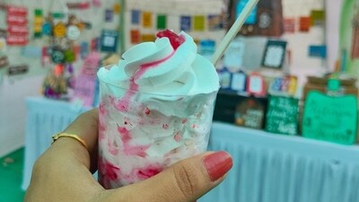 At the festival, a wide array of chikoo products, including chikoo ice creams and kulfis, are available for purchase. Additionally, visitors can sample dried chikoo chips and chikoo powder, providing an opportunity to try before purchasing. (Instagram/@ chikoo_festival) At the festival, a wide array of chikoo products, including chikoo ice creams and kulfis, are available for purchase. Additionally, visitors can sample dried chikoo chips and chikoo powder, providing an opportunity to try before purchasing. (Instagram/@ chikoo_festival)
