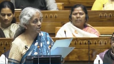 Union Finance Minister Nirmala Sitharaman presents the Interim Budget 2024 in the Lok Sabha, at Parliament House in New Delhi, (PTI) Union Finance Minister Nirmala Sitharaman presents the Interim Budget 2024 in the Lok Sabha, at Parliament House in New Delhi, (PTI)