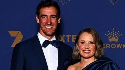Australian cricket's power-couple, Mitchell Starc and Alyssa Healy arrive at the event (CA) Australian cricket's power-couple, Mitchell Starc and Alyssa Healy arrive at the event (CA)