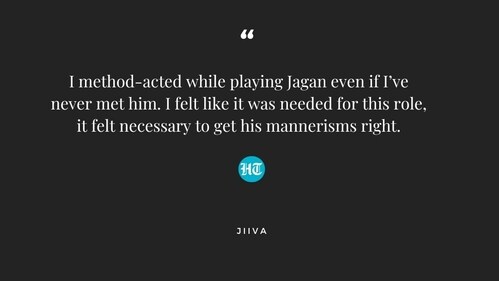 Jiiva on playing AP CM YS Jagan Mohan Reddy Jiiva on playing AP CM YS Jagan Mohan Reddy