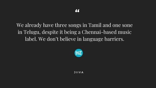 Jiiva on launching a new music label Jiiva on launching a new music label