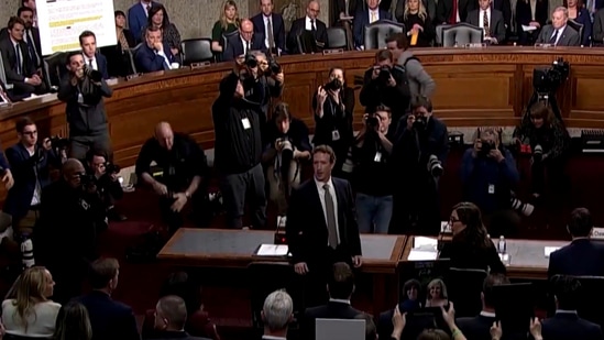 Meta chief Mark Zuckerberg apologised to parents. (Reuters)
