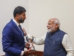 Rohan Bopanna meets Narendra Modi.