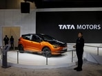 Tata Motors Q3 results: Tata Motors' Altroz Racer is seen on display at Bharat Mobility Global Expo organised by India's commerce ministry at Pragati Maidan in New Delhi.