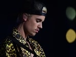Justin Bieber at the 58th Annual Grammy music Awards in Los Angeles Justin Bieber at the 58th Annual Grammy music Awards in Los Angeles