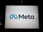 A Meta logo is seen