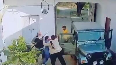 A video of the firing in Lucknow went viral.