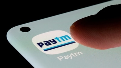 Paytm app is seen on a smartphone. (Reuters)