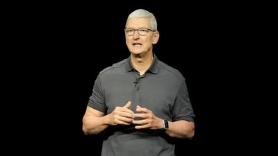 Apple CEO Tim Cook speaks during an announcement of new products. (AP) Apple CEO Tim Cook speaks during an announcement of new products. (AP)