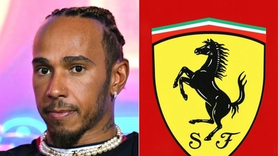 A collage no one saw coming: Lewis Hamilton is switching to Ferrari (AFP) A collage no one saw coming: Lewis Hamilton is switching to Ferrari (AFP)