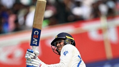 India's Shubman Gill plays a shot during the first day of the second Test cricket match vs England at the Y.S. Rajasekhara Reddy cricket stadium in Visakhapatnam (AFP) India's Shubman Gill plays a shot during the first day of the second Test cricket match vs England at the Y.S. Rajasekhara Reddy cricket stadium in Visakhapatnam (AFP)
