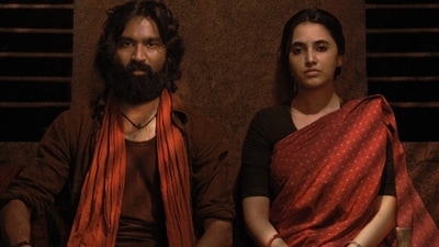 Dhanush and Priyanka Mohan in a still from Captain Miller Dhanush and Priyanka Mohan in a still from Captain Miller
