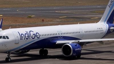 Indigo Q3 results: An IndiGo airlines passenger aircraft taxis on the tarmac at Chhatrapati Shivaji International airport in Mumbai.