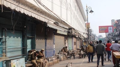 Some shops in Varanasi were closed on Thursday. (ANI PHOTO) Some shops in Varanasi were closed on Thursday. (ANI PHOTO)