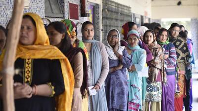 In the 10 years the current government has been in power, it has deployed an intricate and detailed network of welfare measures and cultivated a large number of economically obliged voters who have come to be known as “labharthis” (beneficiaries) (Vipin Kumar/HT Photo) In the 10 years the current government has been in power, it has deployed an intricate and detailed network of welfare measures and cultivated a large number of economically obliged voters who have come to be known as “labharthis” (beneficiaries) (Vipin Kumar/HT Photo)