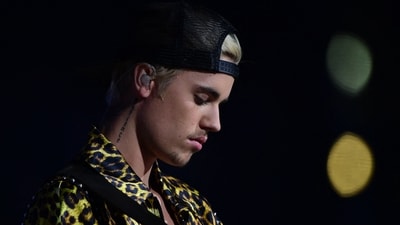 Justin Bieber at the 58th Annual Grammy music Awards in Los Angeles (AFP) Justin Bieber at the 58th Annual Grammy music Awards in Los Angeles (AFP)