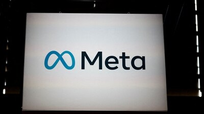 A Meta logo is seen (REUTERS)