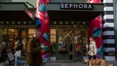 A Sephora store in the Soho neighborhood of New York, US, on Monday, Jan. 22, 2024. US consumers rang in the new year with a good dose of optimism about the economy, their incomes and the inflation outlook, driving a gauge of confidence to a more than two-year high. Photographer: Shelby Knowles/Bloomberg (Bloomberg) A Sephora store in the Soho neighborhood of New York, US, on Monday, Jan. 22, 2024. US consumers rang in the new year with a good dose of optimism about the economy, their incomes and the inflation outlook, driving a gauge of confidence to a more than two-year high. Photographer: Shelby Knowles/Bloomberg (Bloomberg)