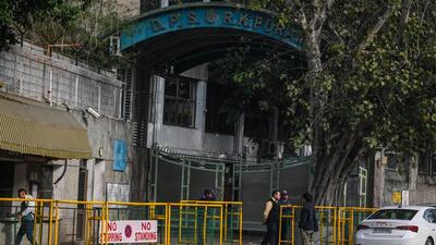 New Delhi, India - Feb. 2, 2024: A view of outside the Delhi Public School in RK Puram vacated after bomb threat in New Delhi, India, on Friday, February 2, 2024. (Photo by Raj K Raj/ Hindustan Times) (Hindustan Times) New Delhi, India - Feb. 2, 2024: A view of outside the Delhi Public School in RK Puram vacated after bomb threat in New Delhi, India, on Friday, February 2, 2024. (Photo by Raj K Raj/ Hindustan Times) (Hindustan Times)