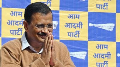 On Saturday, Kejriwal alleged that the BJP offered ₹25 crore each to seven of his MLAs to topple his government. (Sanjeev Verma/HT Photo) On Saturday, Kejriwal alleged that the BJP offered ₹25 crore each to seven of his MLAs to topple his government. (Sanjeev Verma/HT Photo)