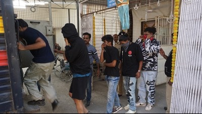 Over 100 youngsters between the ages 17 and 22, mostly from middle-class homes, were detained along with drug peddlers from a rave party held at a forested area in Thane on December 31. (Praful Gangurde / HT Photo)