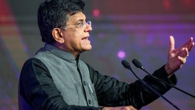 Piyush Goyal is seen. Piyush Goyal is seen.